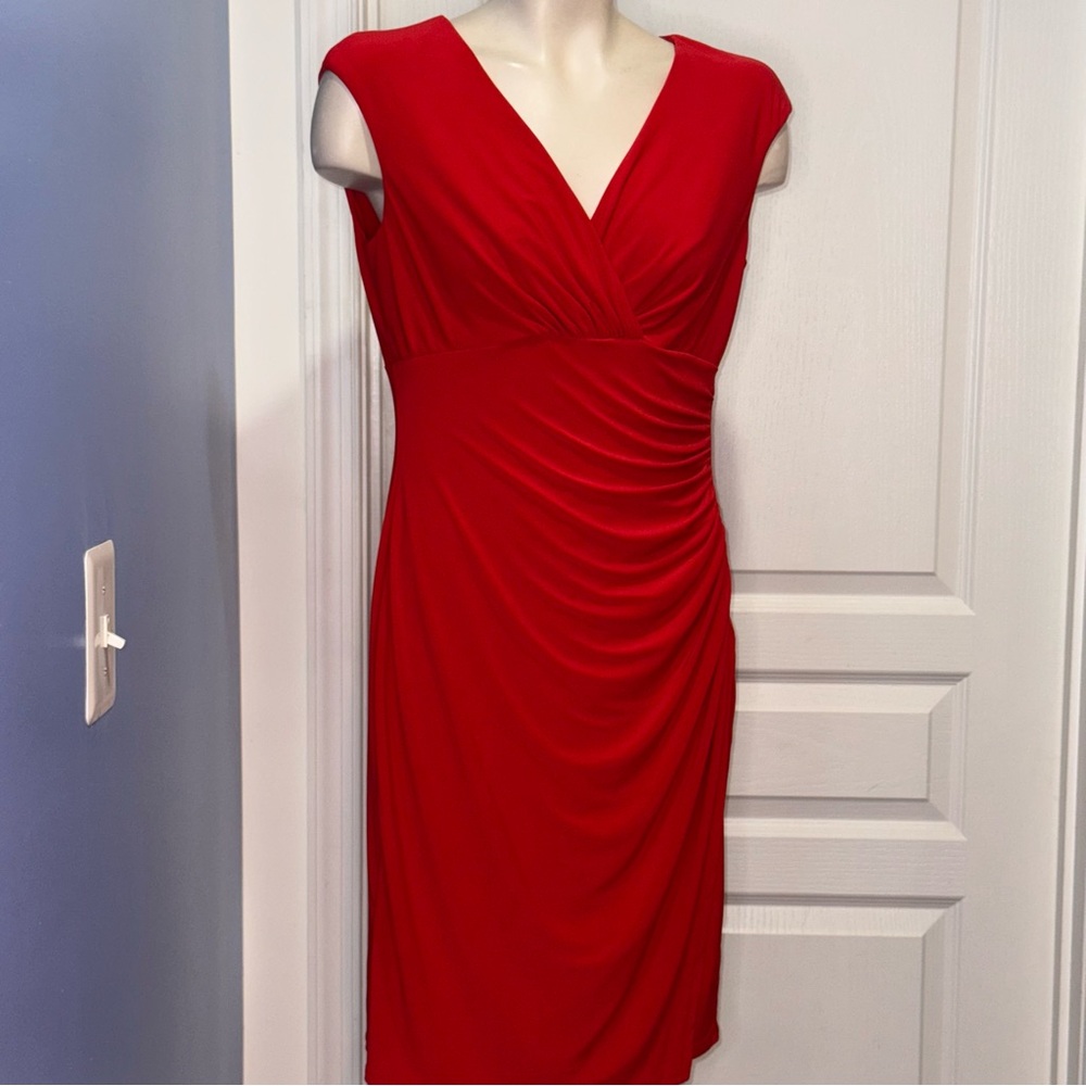 Lauren Ralph Lauren Scarlet Midi Dress